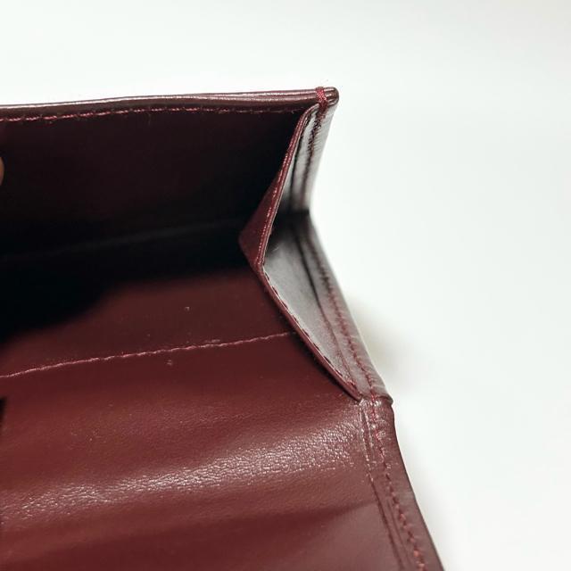 美品 Cartier カルティエ マストライン レザー コインケース コインパース ボルドー 115 < ブランド 美品 Cartier カルティエ マストライン レザー コインケース コインパース ボルドー 115 < ブランドの