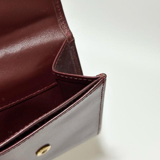 美品 Cartier カルティエ マストライン レザー コインケース コインパース ボルドー 115 < ブランド 美品 Cartier カルティエ マストライン レザー コインケース コインパース ボルドー 115 < ブランドの