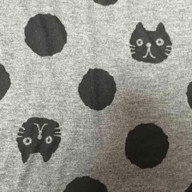 大きいサイズ・ネコ&ドット柄ドルマン袖プルオーバー。4L < 女性ファッション  大きいサイズ・ネコ&ドット柄ドルマン袖プルオーバー。4L < 女性ファッションの