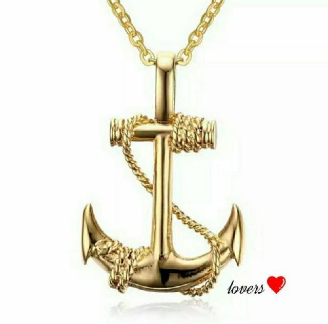 送料無料クロムシルバー碇アンカーいかりネックレスブレスレット < 男性アクセサリー/時計  送料無料クロムシルバー碇アンカーいかりネックレスブレスレット < 男性アクセサリー/時計の