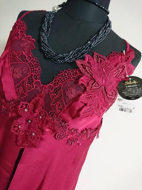 salute/サルート/98G/店舗限定/ヴィクトリア/ランジェリー(ナイト)ドレス/スリップ/RE/L < 女性ファッション  salute/サルート/98G/店舗限定/ヴィクトリア/ランジェリー(ナイト)ドレス/スリップ/RE/L < 女性ファッションの