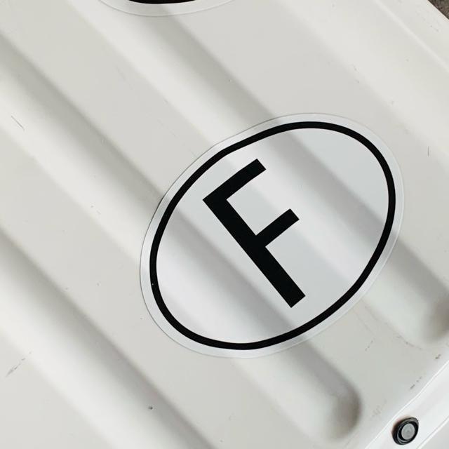 ■フランス ビークルIDステッカー(シール) Mサイズ■耐水 < 自動車/バイク ■フランス ビークルIDステッカー(シール) Mサイズ■耐水 < 自動車/バイク