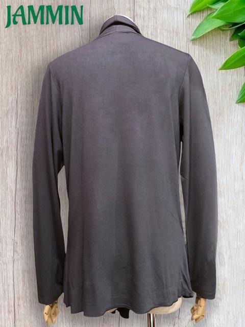 ストレッチカーディガン★アジアン★エスニック★グレー★羽織り < 女性ファッション  ストレッチカーディガン★アジアン★エスニック★グレー★羽織り < 女性ファッションの