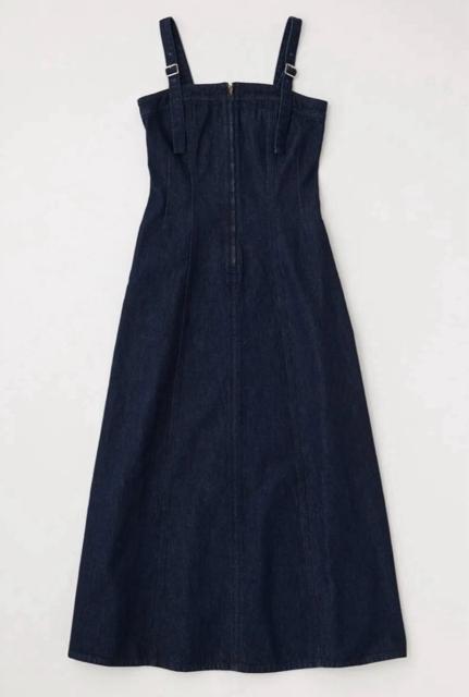 MOUSSYZIPUPDENIMDRESSマウジージップアップデニムドレスロングワンピース新品 < ブランド MOUSSYZIPUPDENIMDRESSマウジージップアップデニムドレスロングワンピース新品 < ブランドの