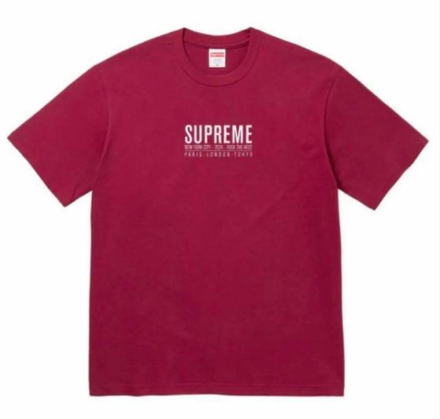 Supreme Paris Tee "Cardinal < ブランド  Supreme Paris Tee "Cardinal  < ブランドの