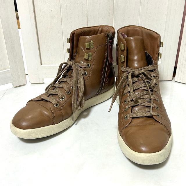 Paul Smith JEANS レザー ハイカット スニーカー ブーツ 8 < ブランド  Paul Smith JEANS レザー ハイカット スニーカー ブーツ 8 < ブランドの