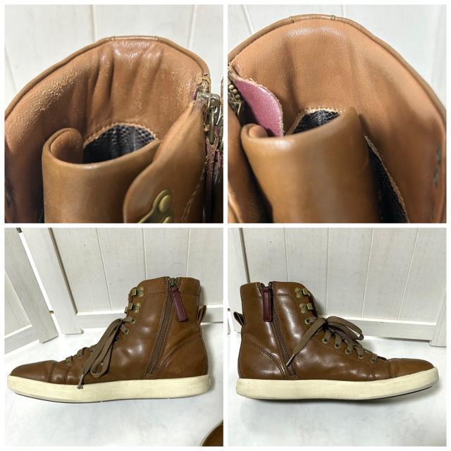 Paul Smith JEANS レザー ハイカット スニーカー ブーツ 8 < ブランド  Paul Smith JEANS レザー ハイカット スニーカー ブーツ 8 < ブランドの