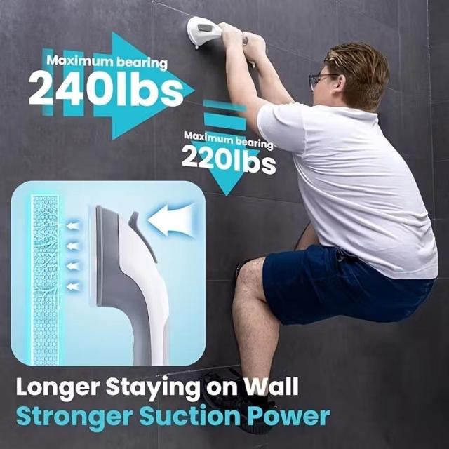 超お買い得890円★簡単取り付け吸盤式バスルームグラブバー - 滑り止め安全ハンドル、穴あけ不要、浴室、バスタブ・トイレに最適 < インテリア/ライフ 超お買い得890円★簡単取り付け吸盤式バスルームグラブバー - 滑り止め安全ハンドル、穴あけ不要、浴室、バスタブ・トイレに最適 < インテリア/ライフの