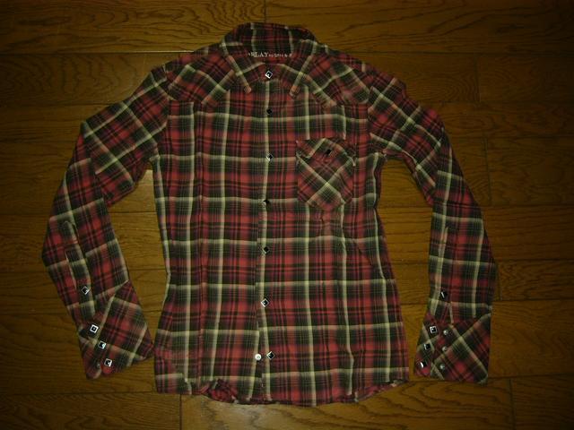 DELAYbywin&sonsダメージ加工チェックシャツ1ウィンサンズ < 男性ファッション  DELAYbywin&sonsダメージ加工チェックシャツ1ウィンサンズ  < 男性ファッションの