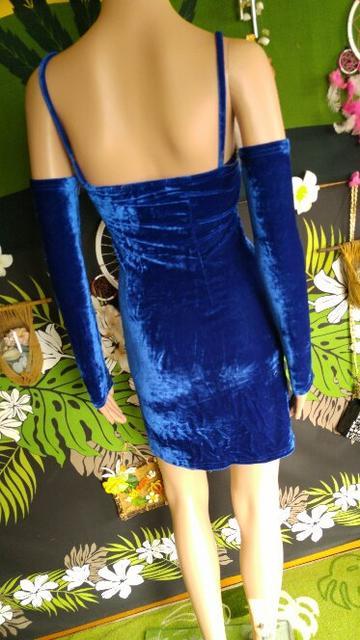 エロ℃-ute(´3`)ベルベットベロア&マラボーアーム付ミニワンピ < 女性ファッション  エロ℃-ute(´3`)ベルベットベロア&マラボーアーム付ミニワンピ < 女性ファッションの