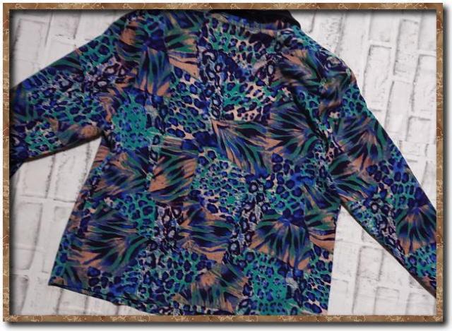 しょうざん プリントジャケット 青系 < 女性ファッション  しょうざん プリントジャケット 青系 < 女性ファッションの