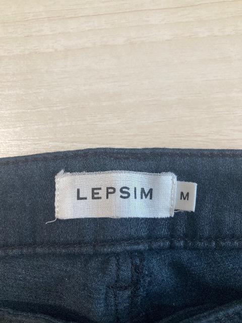 美品☆LEPSIM☆レプシイム☆黒アンクルパンツ☆M < ブランド  美品☆LEPSIM☆レプシイム☆黒アンクルパンツ☆M < ブランドの