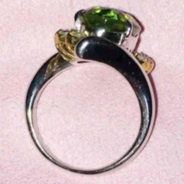 超希少 大粒ペリドット 18金リング 八月誕生石 ペリドット 10号 指輪 < 女性アクセサリー/時計  超希少 大粒ペリドット 18金リング 八月誕生石 ペリドット 10号 指輪 < 女性アクセサリー/時計の