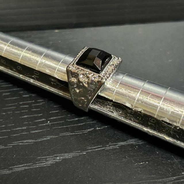 オニキス風 オラオラ系 リング サイズ:12号 < 女性アクセサリー/時計 オニキス風 オラオラ系 リング サイズ:12号 < 女性アクセサリー/時計の