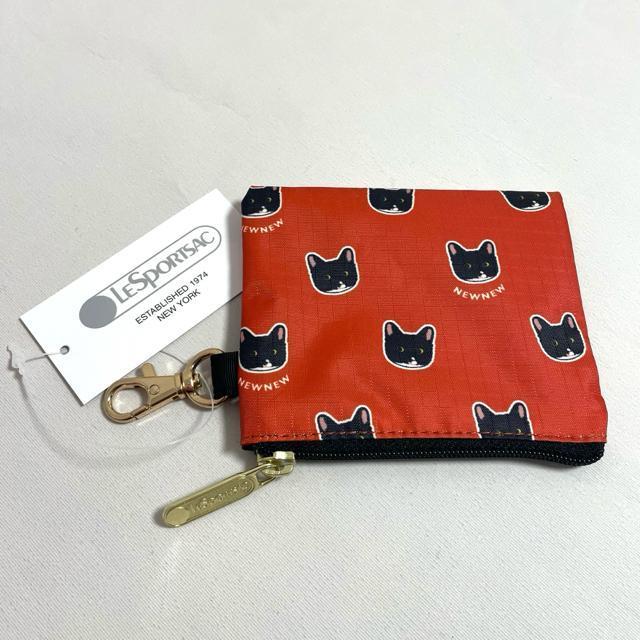 ★新品★LeSportsac レスポートサック newnew コラボ 猫柄 小銭入れ コインケース キーコインポーチ 送料無料 < 女性ファッション  ★新品★LeSportsac レスポートサック newnew コラボ 猫柄 小銭入れ コインケース キーコインポーチ 送料無料 < 女性ファッションの