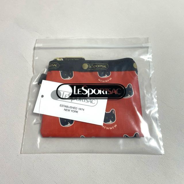 ★新品★LeSportsac レスポートサック newnew コラボ 猫柄 小銭入れ コインケース キーコインポーチ 送料無料 < 女性ファッション  ★新品★LeSportsac レスポートサック newnew コラボ 猫柄 小銭入れ コインケース キーコインポーチ 送料無料 < 女性ファッションの