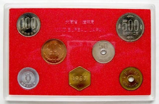 ◆昭和62年 貨幣セット(ミントセット)通常 特年 < ホビー  ◆昭和62年 貨幣セット(ミントセット)通常 特年 < ホビーの