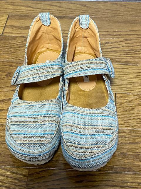 atta girl  ストラップフラットパンプス ターコイズ < ブランド  atta girl  ストラップフラットパンプス ターコイズ < ブランドの