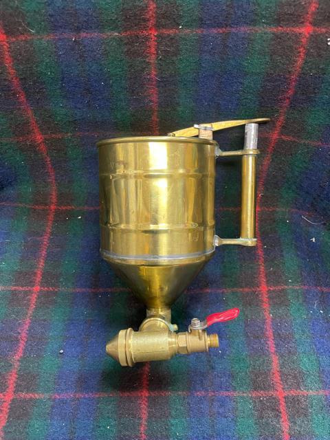 真鍮製 リシンガン(建築用吹付ガン器) < 自動車/バイク 真鍮製 リシンガン(建築用吹付ガン器) < 自動車/バイク