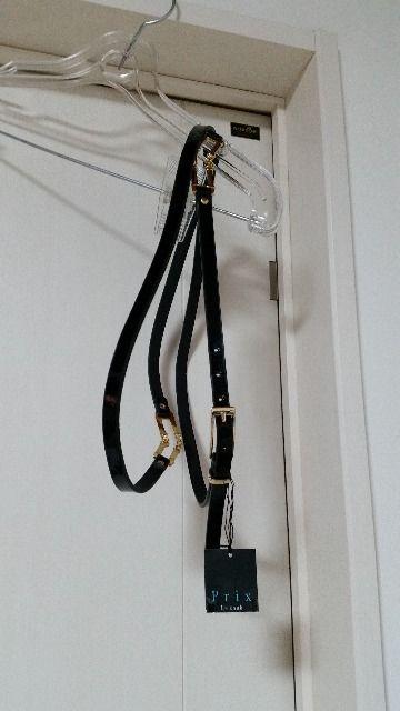 未使用 ルスーク 二重ベルト 黒 < ブランド  未使用 ルスーク 二重ベルト 黒  < ブランドの