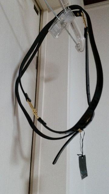 未使用 ルスーク 二重ベルト 黒 < ブランド  未使用 ルスーク 二重ベルト 黒 < ブランドの