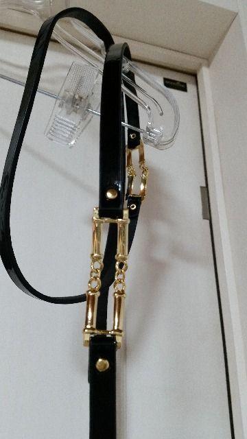 未使用 ルスーク 二重ベルト 黒 < ブランド  未使用 ルスーク 二重ベルト 黒 < ブランドの