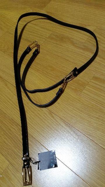 未使用 ルスーク 二重ベルト 黒 < ブランド  未使用 ルスーク 二重ベルト 黒 < ブランドの