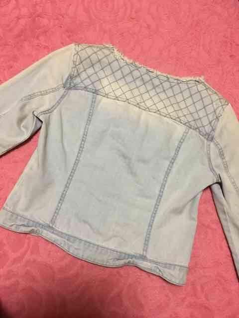 リップサービス*ノーカラーデニムジャケット*Gジャン*S*美品 < ブランド  リップサービス*ノーカラーデニムジャケット*Gジャン*S*美品 < ブランドの