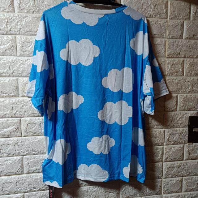 ROMWE★新品★虹と空とたれスマイルのPOPTシャツ < 女性ファッション  ROMWE★新品★虹と空とたれスマイルのPOPTシャツ < 女性ファッションの