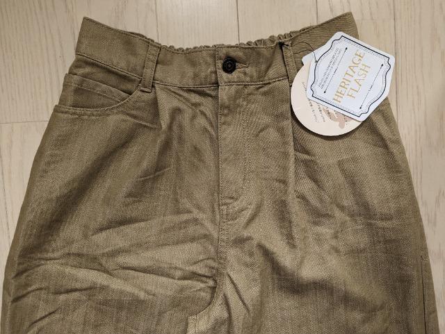 L★HERITAGE FLASH★新疆綿ワイドパンツ★新品 < 女性ファッション  L★HERITAGE FLASH★新疆綿ワイドパンツ★新品 < 女性ファッションの