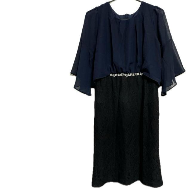 Retica(レティカ) ビジュー シフォン × レース ワンピース < 女性ファッション Retica(レティカ) ビジュー シフォン × レース ワンピース < 女性ファッションの