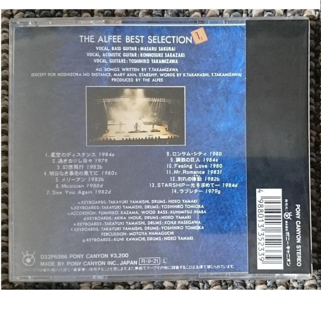 KF@@THE ALFEE@AtB@BEST SELECTIONT@xXg ZNVP@ViEJ@Ki  ^gObY 