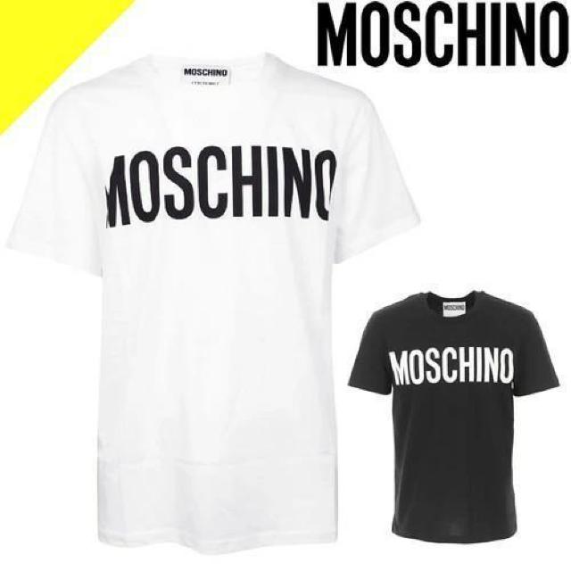 ☆MOSCHINO モスキーノ ホワイトロゴ プリント Tシャツ ロゴ/メンズ/48☆新作モデル < ブランド ☆MOSCHINO モスキーノ ホワイトロゴ プリント Tシャツ ロゴ/メンズ/48☆新作モデル < ブランドの