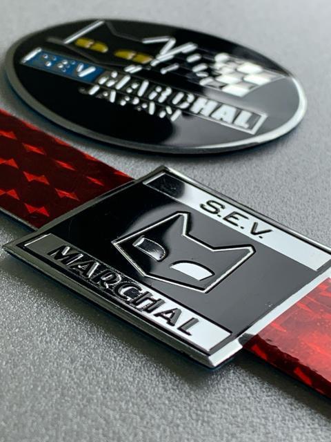 マーシャル リフレクター エンブレムセット チャンプロード 旧車 昭和レトロ ドレスアップ バイク デコ < 自動車/バイク マーシャル リフレクター エンブレムセット チャンプロード 旧車 昭和レトロ ドレスアップ バイク デコ < 自動車/バイク