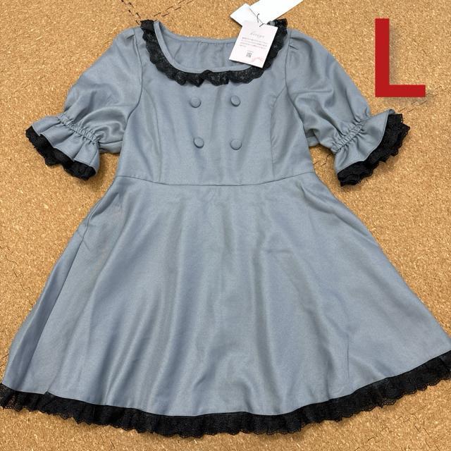 新品未使用タグ付きLサイズ 半袖ワンピース ゴスロリ hiroyo LULALA < 女性ファッション  新品未使用タグ付きLサイズ 半袖ワンピース ゴスロリ hiroyo LULALA  < 女性ファッションの