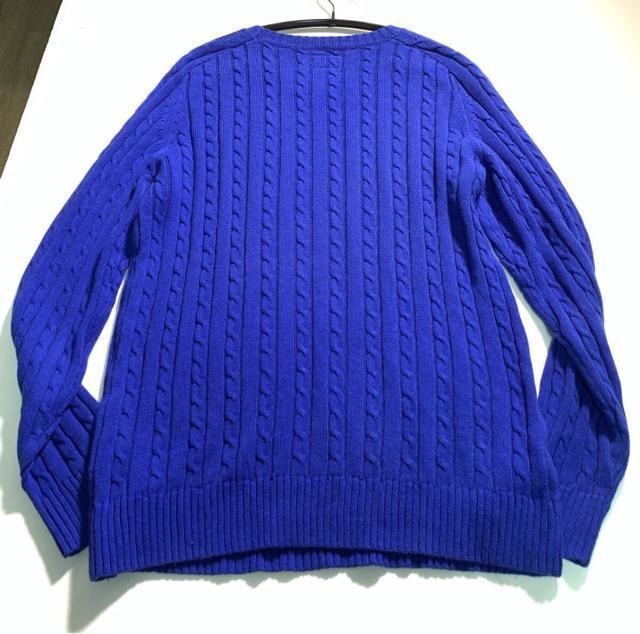 BEAMS+ �R�b�g�����l�� �P�[�u���j�b�g �Z�[�^�[ L�T�C�Y �u���[ �t�� �� �u�����h�� 