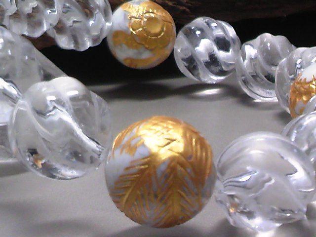 四神獣ハウライト12ミリ§トルネード水晶12ミリ数珠 < 男性アクセサリー/時計 四神獣ハウライト12ミリ§トルネード水晶12ミリ数珠 < 男性アクセサリー/時計の