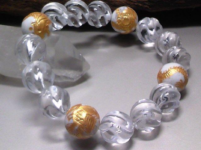 四神獣ハウライト12ミリ§トルネード水晶12ミリ数珠 < 男性アクセサリー/時計 四神獣ハウライト12ミリ§トルネード水晶12ミリ数珠 < 男性アクセサリー/時計の