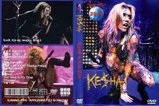 ᑗKESHA ROCK IN RIO 2011 PV ŐVCuI   CD/DVD/rfI 