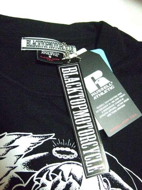 ◇russell athletic×BLACKTOP MOTORCYCLE◇Tシャツ◇ < 男性ファッション  ◇russell athletic×BLACKTOP MOTORCYCLE◇Tシャツ◇ < 男性ファッションの