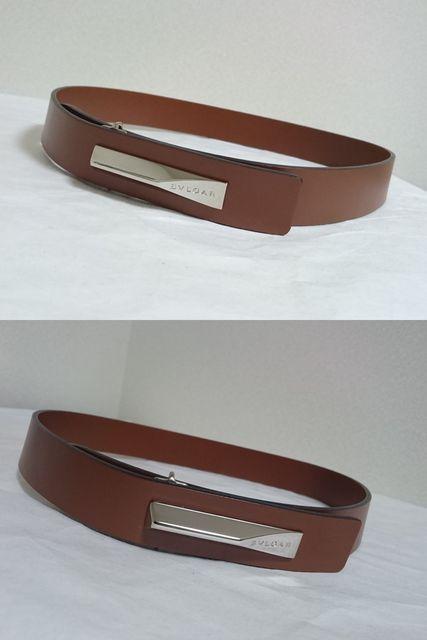 正規美レア BVLGARIブルガリ ロゴ文字クリップ調バックル レザーベルト 茶 70 男女兼用 クラシックラグジュアリー < ブランド  正規美レア BVLGARIブルガリ ロゴ文字クリップ調バックル レザーベルト 茶 70 男女兼用 クラシックラグジュアリー < ブランドの