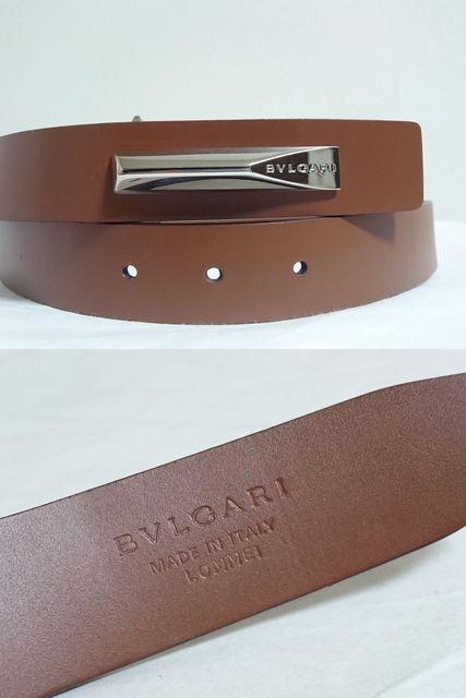 正規美レア BVLGARIブルガリ ロゴ文字クリップ調バックル レザーベルト 茶 70 男女兼用 クラシックラグジュアリー < ブランド  正規美レア BVLGARIブルガリ ロゴ文字クリップ調バックル レザーベルト 茶 70 男女兼用 クラシックラグジュアリー < ブランドの