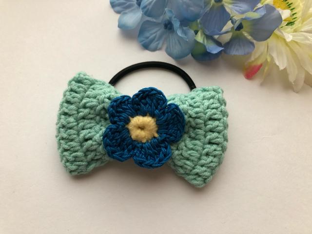 ハンドメイド  ヘアゴム お花 リボン axes好き ガーリー < 女性ファッション  ハンドメイド  ヘアゴム お花 リボン axes好き ガーリー < 女性ファッションの