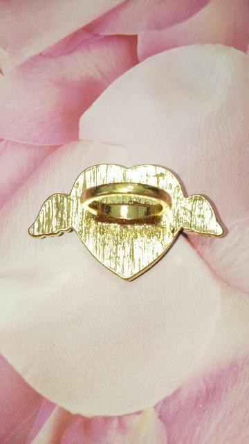 デカキラリングDX2サイズエンジェルダイヤモンドゴールドリング(ピンク)巾着欠品ガチャガチャガシャポンカプセルトイ < ホビー  デカキラリングDX2サイズエンジェルダイヤモンドゴールドリング(ピンク)巾着欠品ガチャガチャガシャポンカプセルトイ < ホビーの