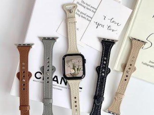 Apple Watch バンド 合皮 42/44/45mm アプリコット < 女性アクセサリー/時計 Apple Watch バンド 合皮 42/44/45mm アプリコット < 女性アクセサリー/時計の