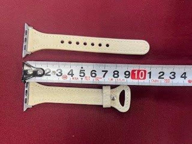 Apple Watch バンド 合皮 42/44/45mm アプリコット < 女性アクセサリー/時計 Apple Watch バンド 合皮 42/44/45mm アプリコット < 女性アクセサリー/時計の