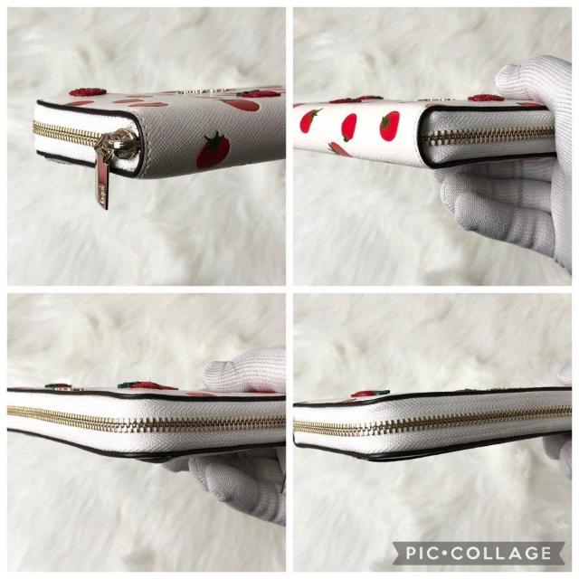 【レア美品】Kate spade ケイトスペード 長財布 ラウンドファスナー トマト柄 ドット < ブランド 【レア美品】Kate spade ケイトスペード 長財布 ラウンドファスナー トマト柄 ドット < ブランドの