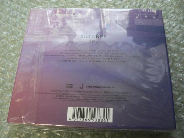 SixTONES/2ndアルバム『CITY』【通常盤:初回プレス仕様】全19曲収録CD/20Pフォトブック&スリーブケース付き < CD/DVD/ビデオ SixTONES/2ndアルバム『CITY』【通常盤:初回プレス仕様】全19曲収録CD/20Pフォトブック&スリーブケース付き < CD/DVD/ビデオの