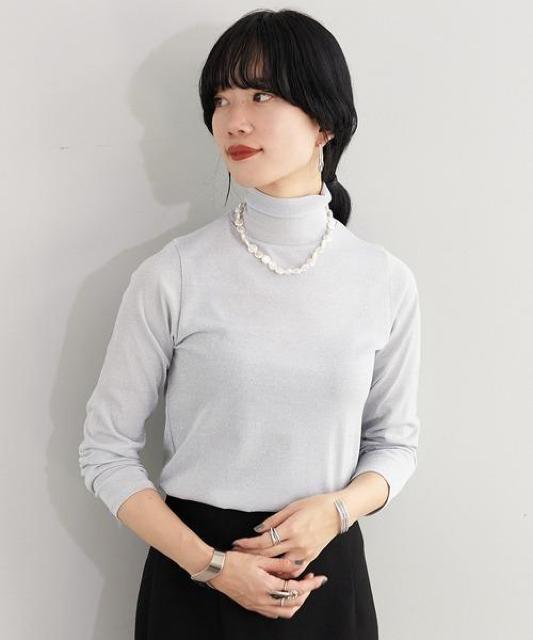 SHENERYラメタートルプルーオーバー < 女性ファッション SHENERYラメタートルプルーオーバー < 女性ファッションの