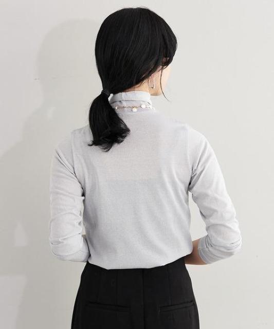 SHENERYラメタートルプルーオーバー < 女性ファッション SHENERYラメタートルプルーオーバー < 女性ファッションの